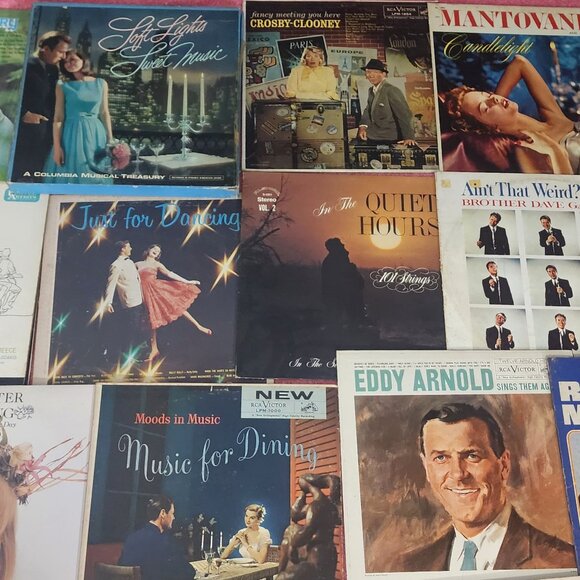 Vinyl Record Lot 23 Romantic Classical Dance Oldies Orchestra Love Songs Lps 12" - Picture 7 of 8